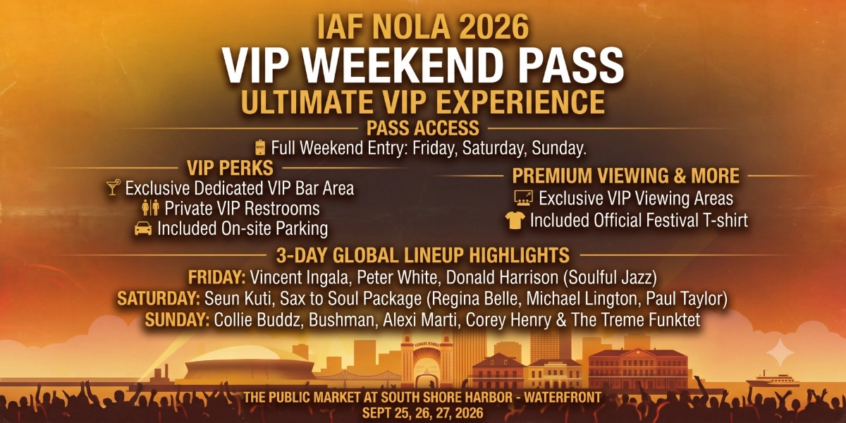 Event image for International Arts Fest Nola 2026 - VIP