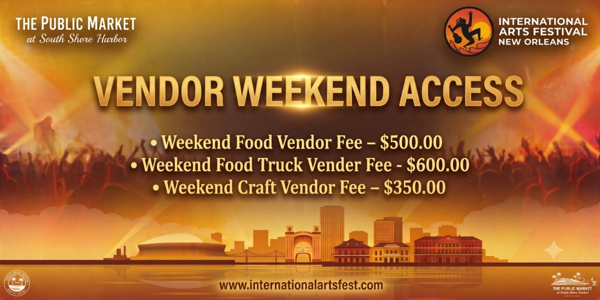 Event image for International Arts Fest Nola 2026 Vendor Access