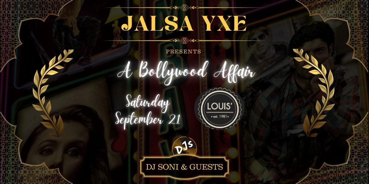 Event image for Jalsa YXE A BOLLYWOOD AFFAIR