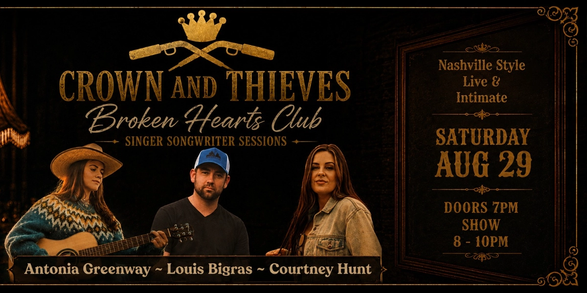 Event image for Antonia Greenway, Louis Bigras & Courtney Hunt