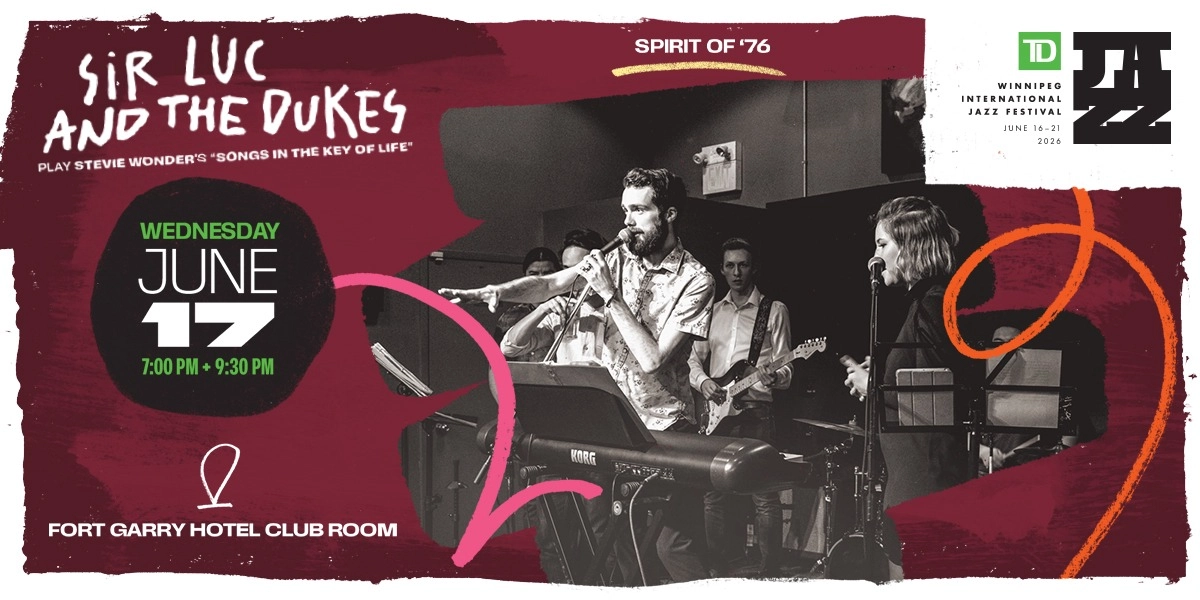 Event image for Sir Luc & The Dukes play Stevie Wonder's 'Songs in the Key of Life'