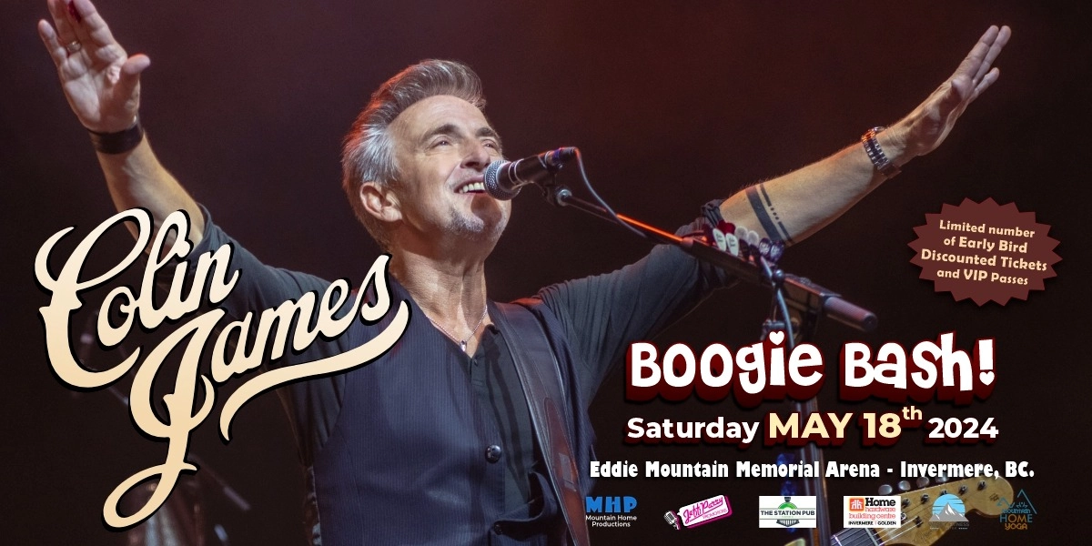 Event image for The Invermere Boogie Bash with Colin James
