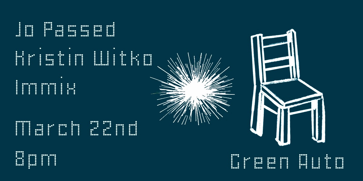 Event image for Jo Passed, Kristin Witko, Immix