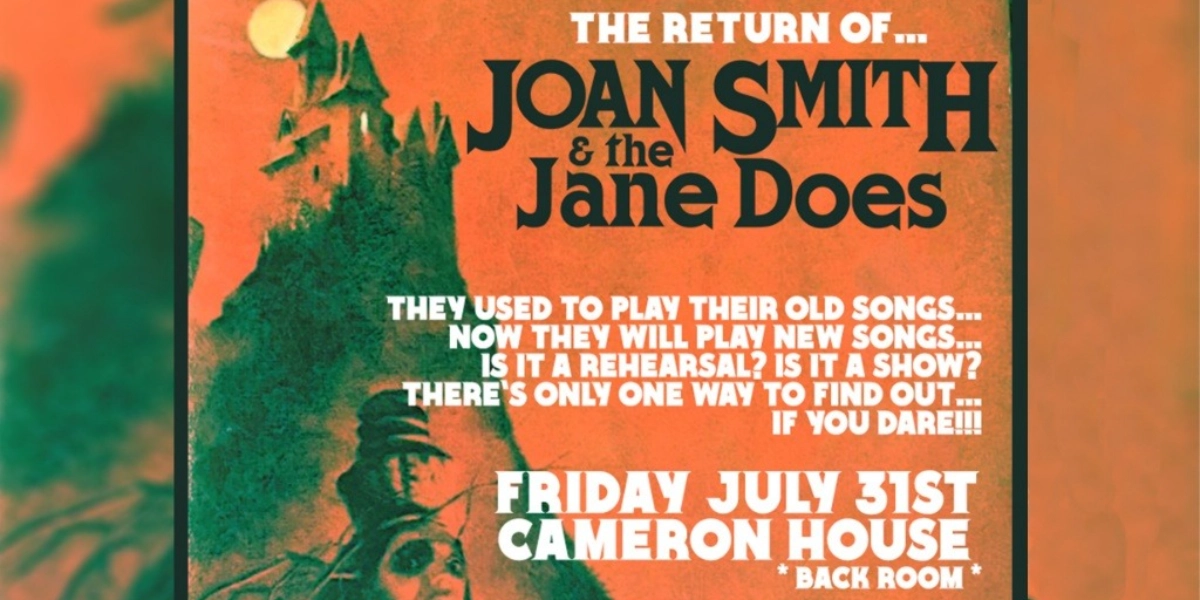 Event image for The Return of Joan Smith & the Jane Does