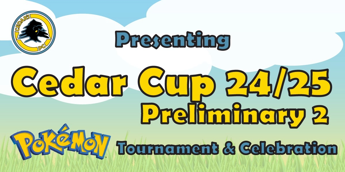 Event image for Cedar Cup Pokémon Celebration & Tournament