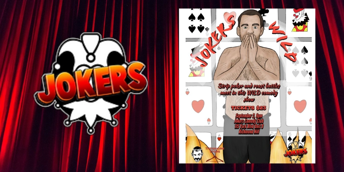 Event image for Jokers Wild! Strip Comedy and Roast Battle