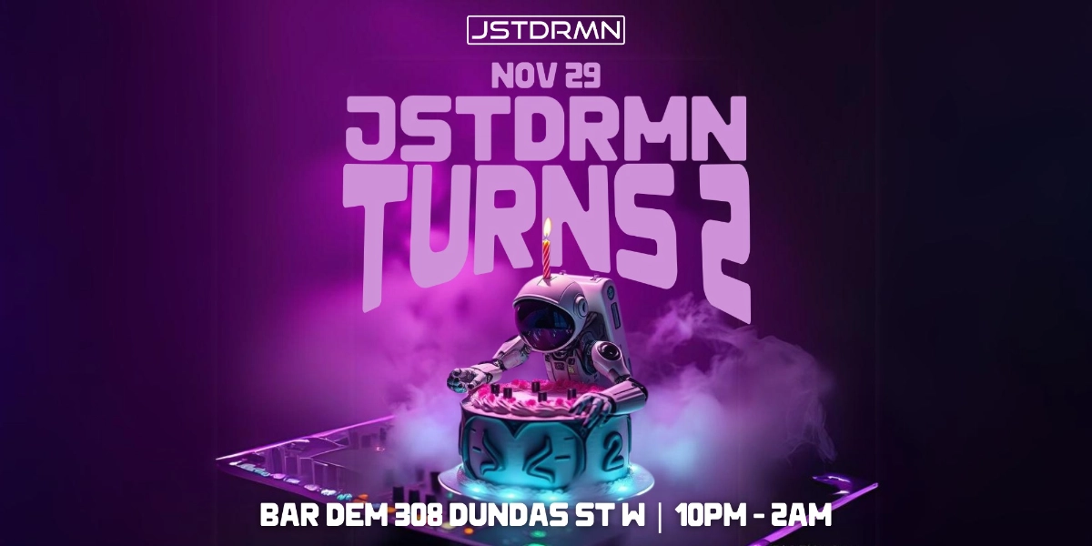 Event image for JSTDRMN Turns 2