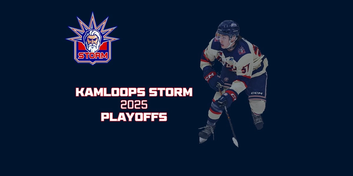 Event image for Kamloops Storm 2025 Playoffs vs 100 Mile Wranglers