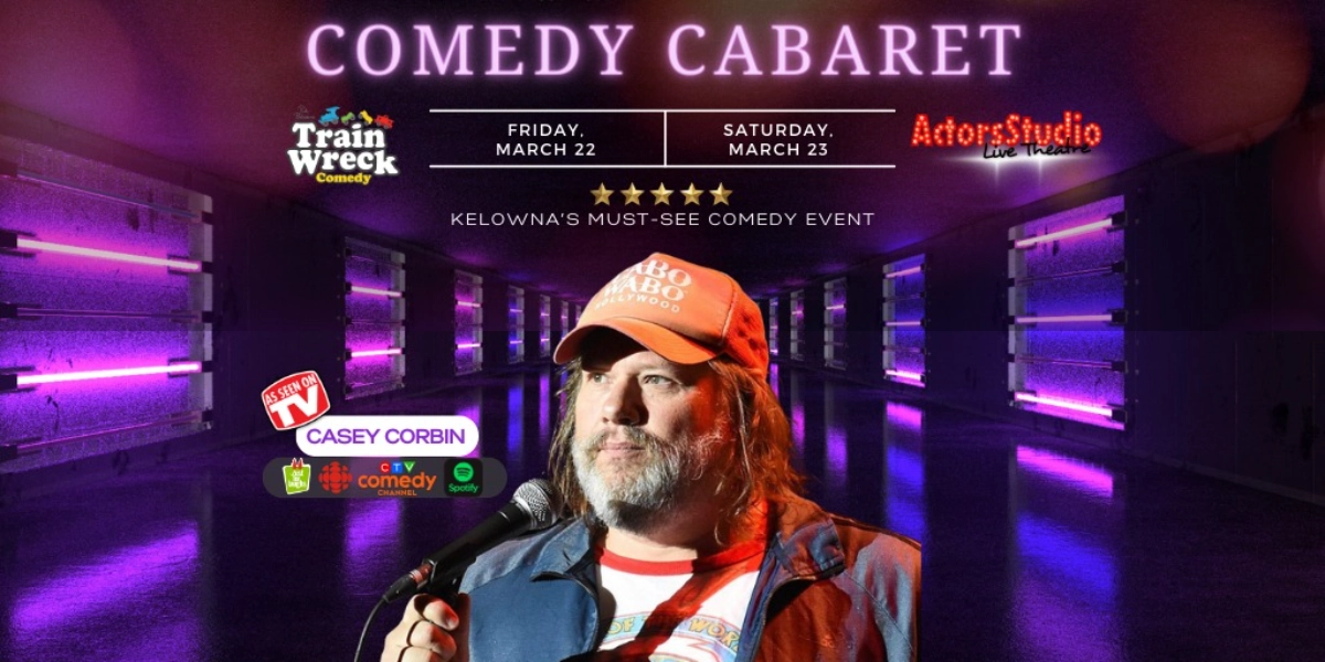 Event image for TRAIN WRECK COMEDY: CASEY CORBIN