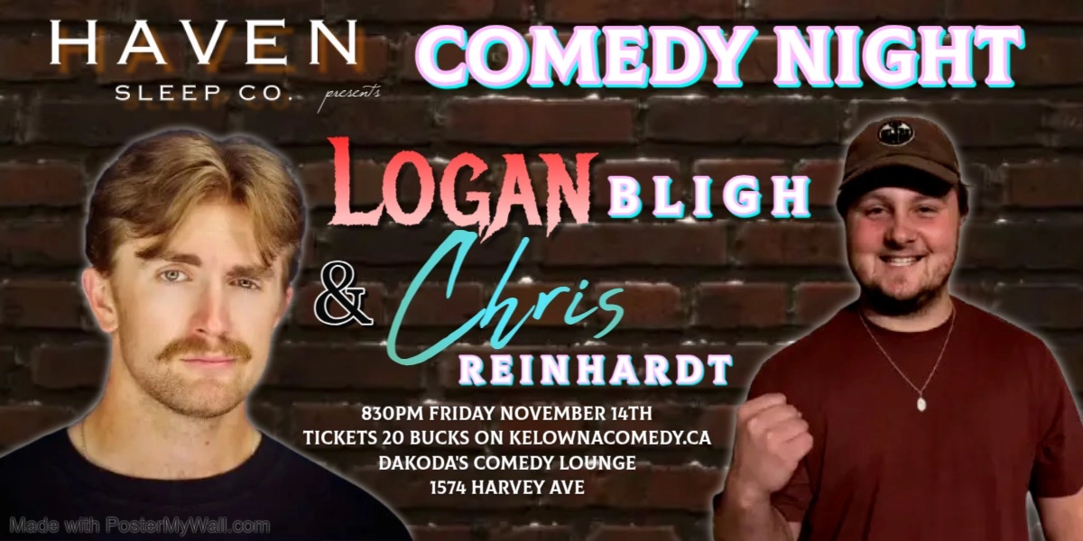 Event image for Logan Bligh and Chris Reinhardt presented by Haven Sleep Co