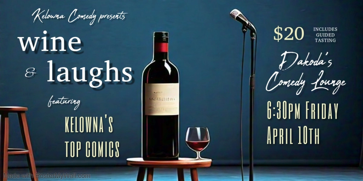 Event image for Wine & Laughs Comedy Night