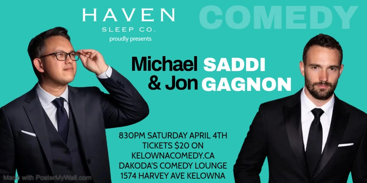 Event image for Michael Saddi & Jon Gagnon presented by Haven Sleep Co