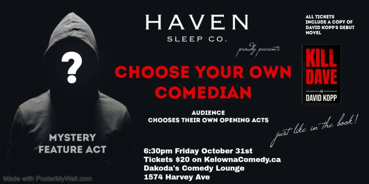 Event image for Choose Your Own Comedian presented by Haven Sleep Co