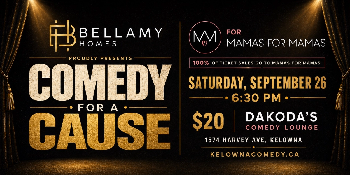 Event image for Comedy for a Cause for Mamas for Mamas presented by Bellamy Homes