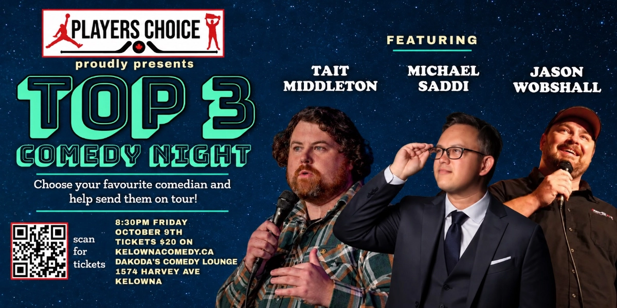 Event image for Players Choice presents Top 3 Comedy Night