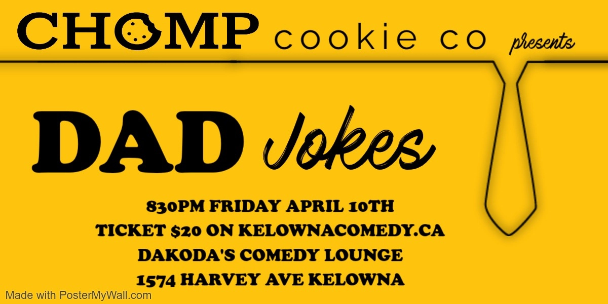 Event image for Dad Jokes presented by Chomp Cookie Co