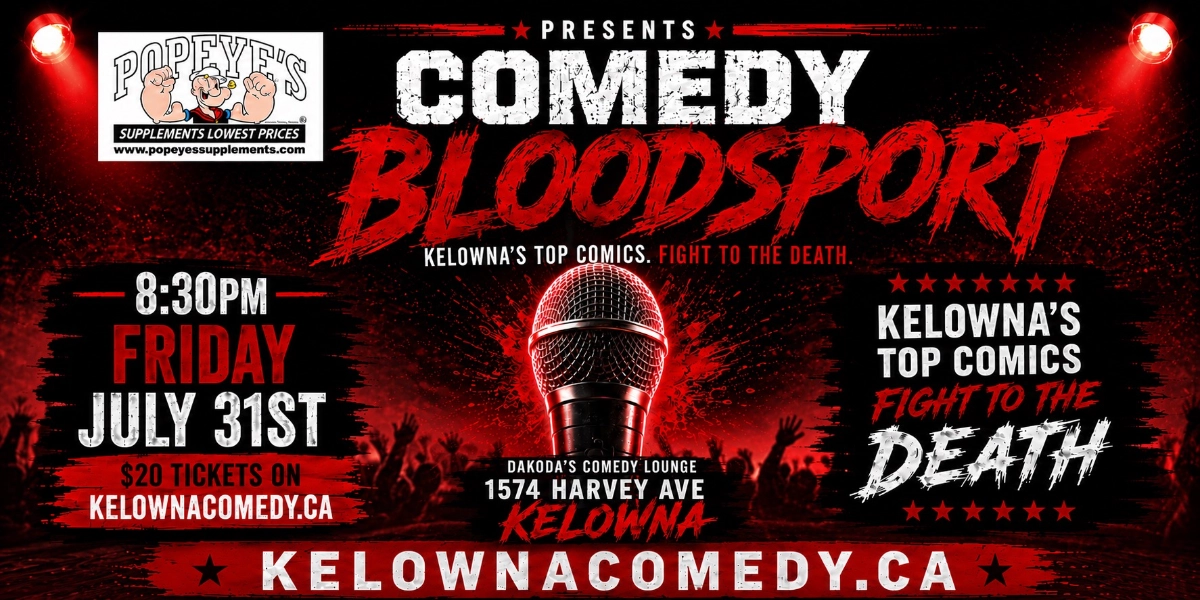 Event image for Comedy Bloodsport presented by Popeye's Supplements