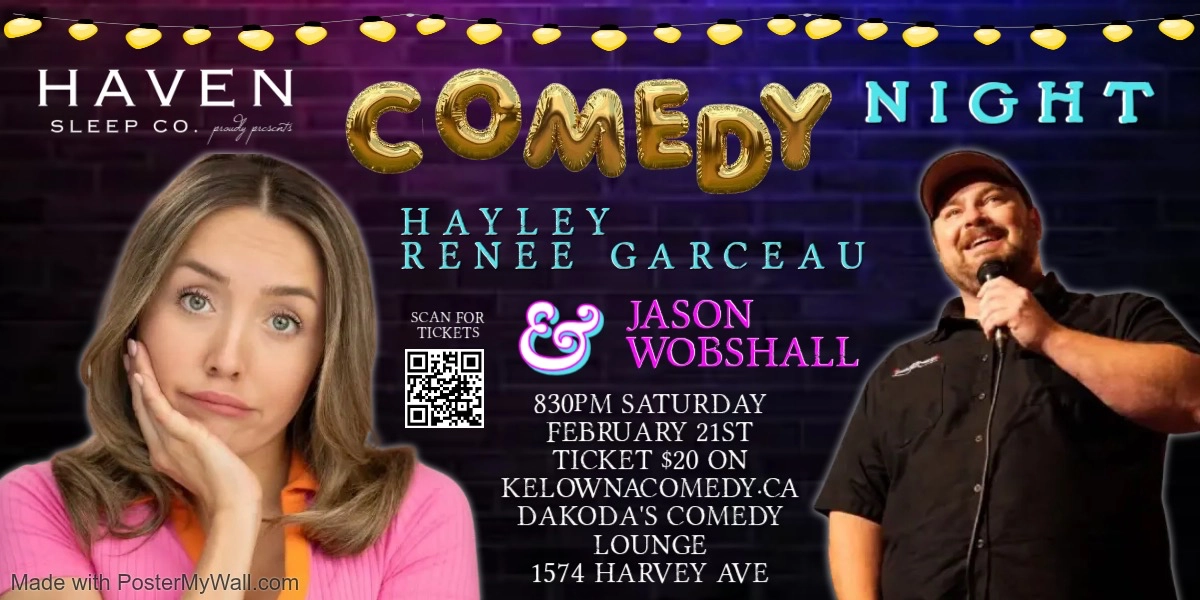 Event image for Jason Wobshall and Haylee Renee Garceau presented by Haven Sleep Co