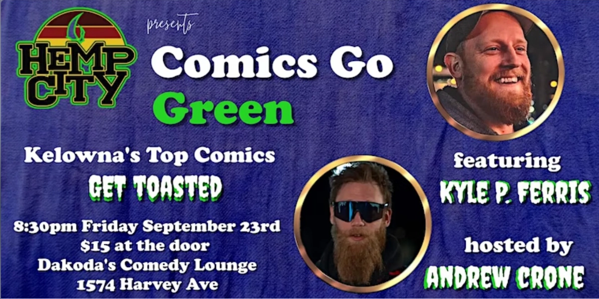 Event image for Hemp City presents Comics Go Green