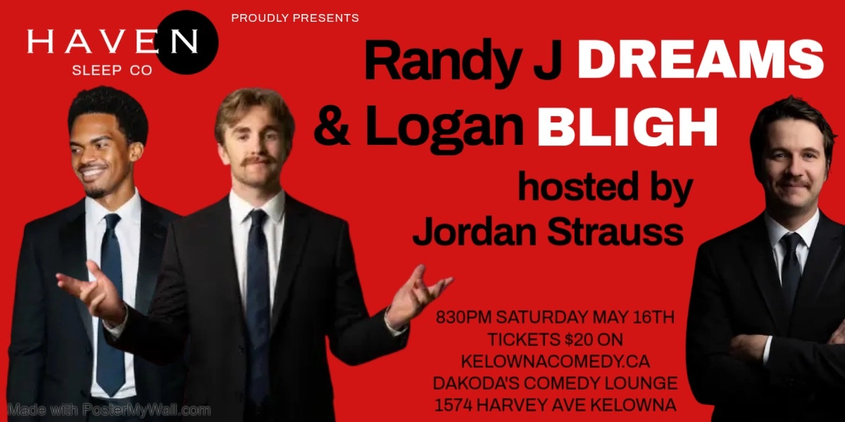 Event image for Logan Bligh and Randy J Dreams hosted by Jordan Strauss presented by Haven Sleep Co