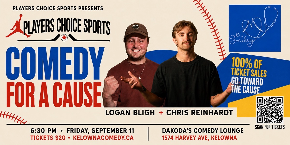 Event image for Comedy for a Cause Smiley Thompson's Memorial Slo-Pitch presented by Players Choice