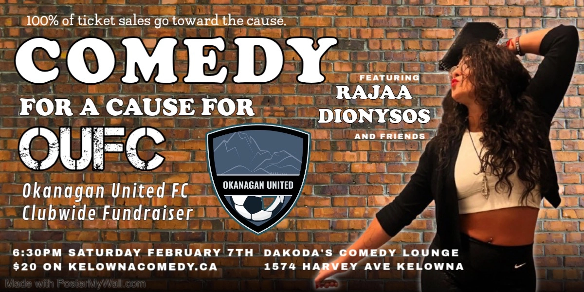 Event image for Comedy for a Cause for Okanagan United Football Club