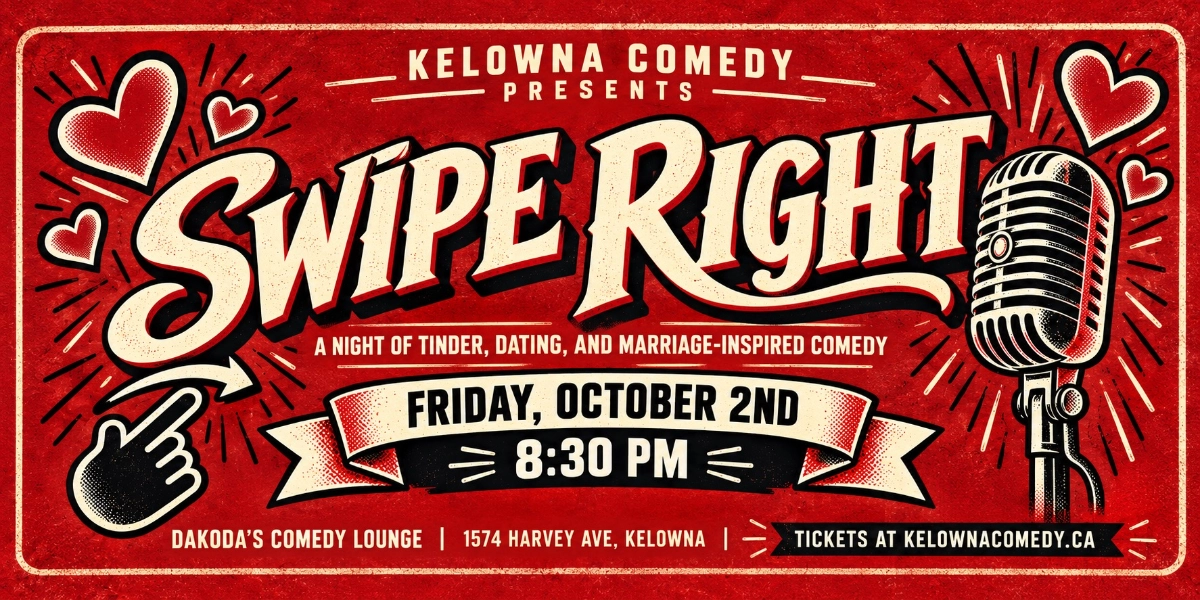 Event image for Swipe Right Comedy Night