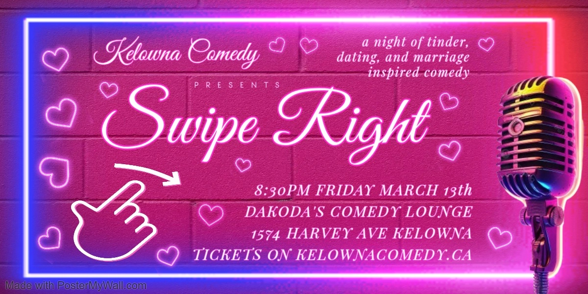Event image for Swipe Right Comedy Night