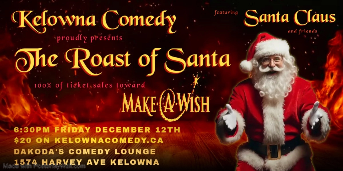 Event image for The Roast of Santa presented by Kelowna Comedy