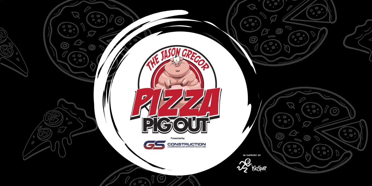 Event image for The Jason Gregor Pizza Pigout presented by GS Construction