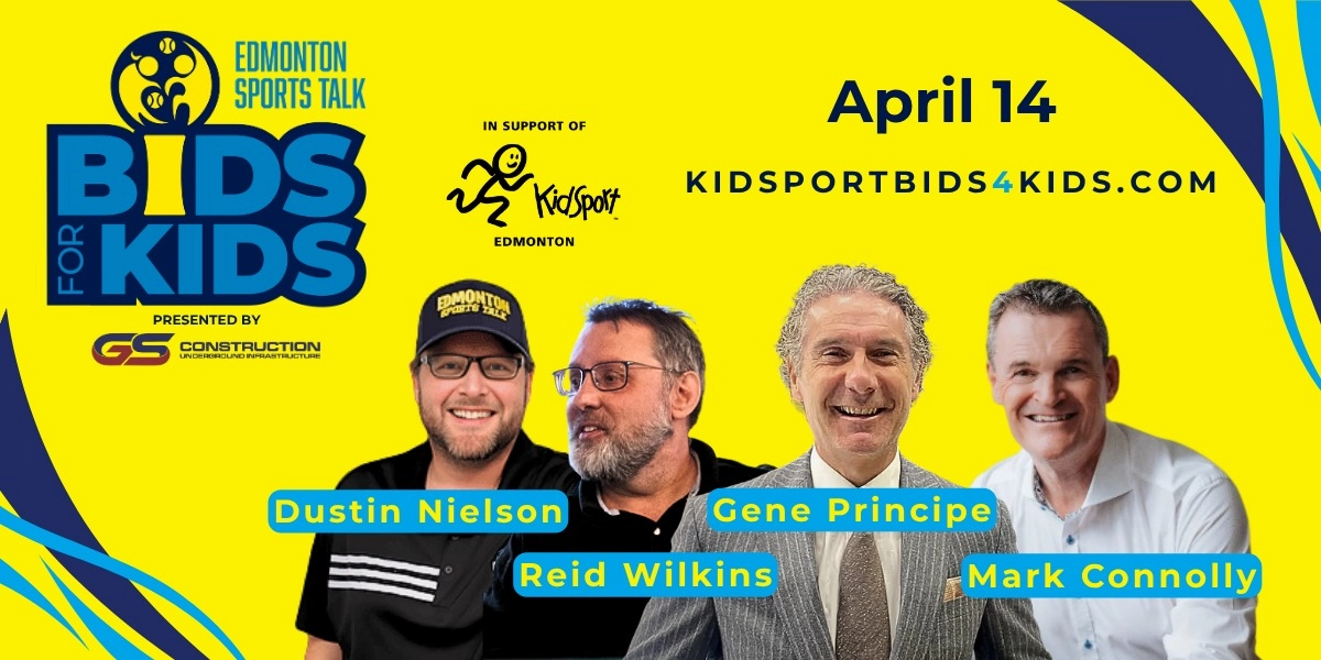Image d'événement pour Edmonton Sports Talk Bids for Kids presented by GS Construction