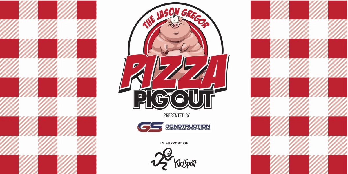 Event image for The Jason Gregor Pizza Pigout presented by GS Construction
