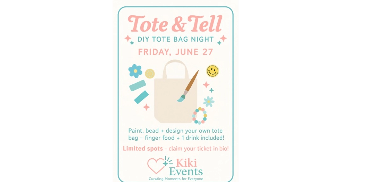 Event image for Tote & Tell – A DIY Tote Bag Night