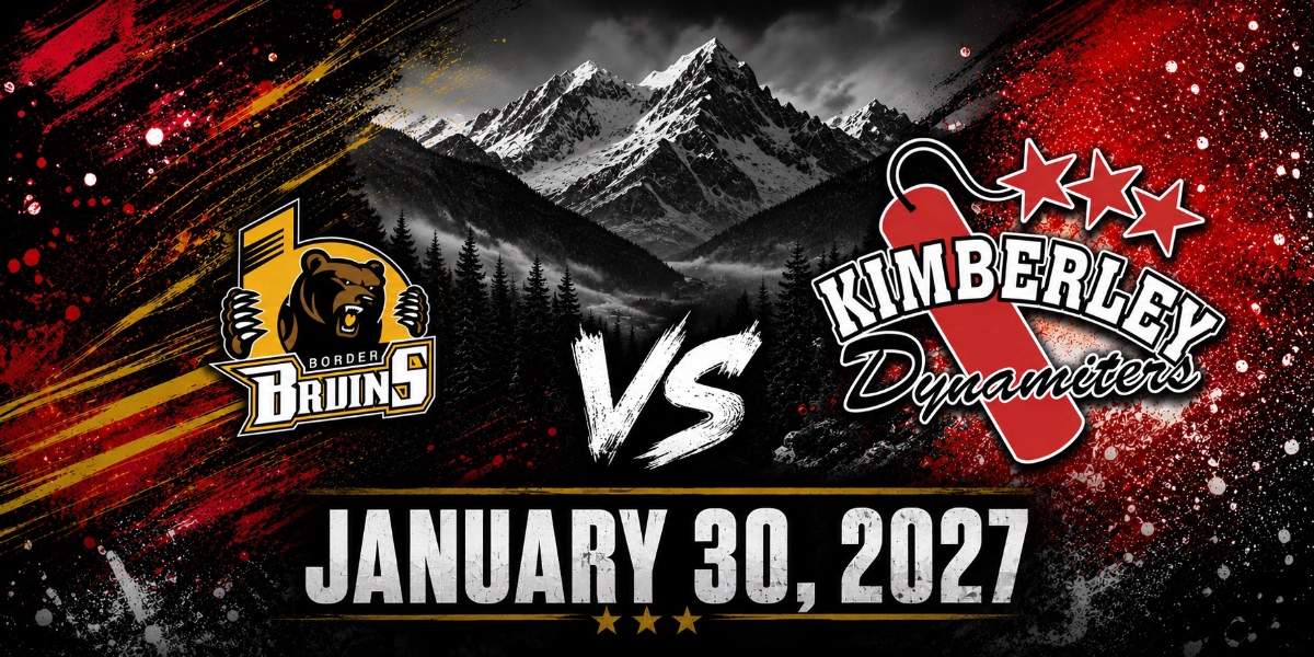 Event image for Grand Forks Border Bruins @ Kimberley Dynamiters