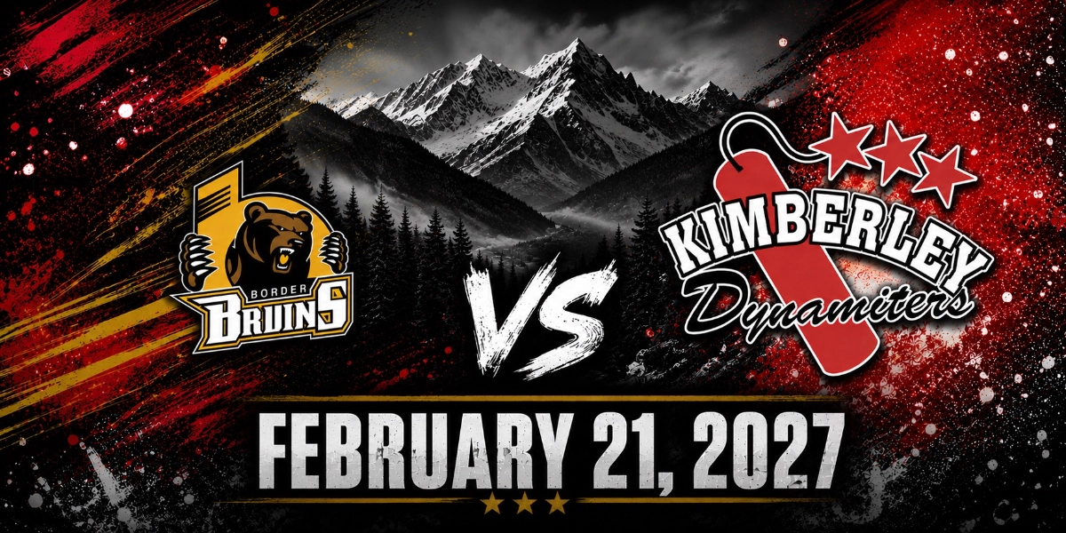 Event image for Grand Forks Border Bruins @ Kimberley Dynamiters