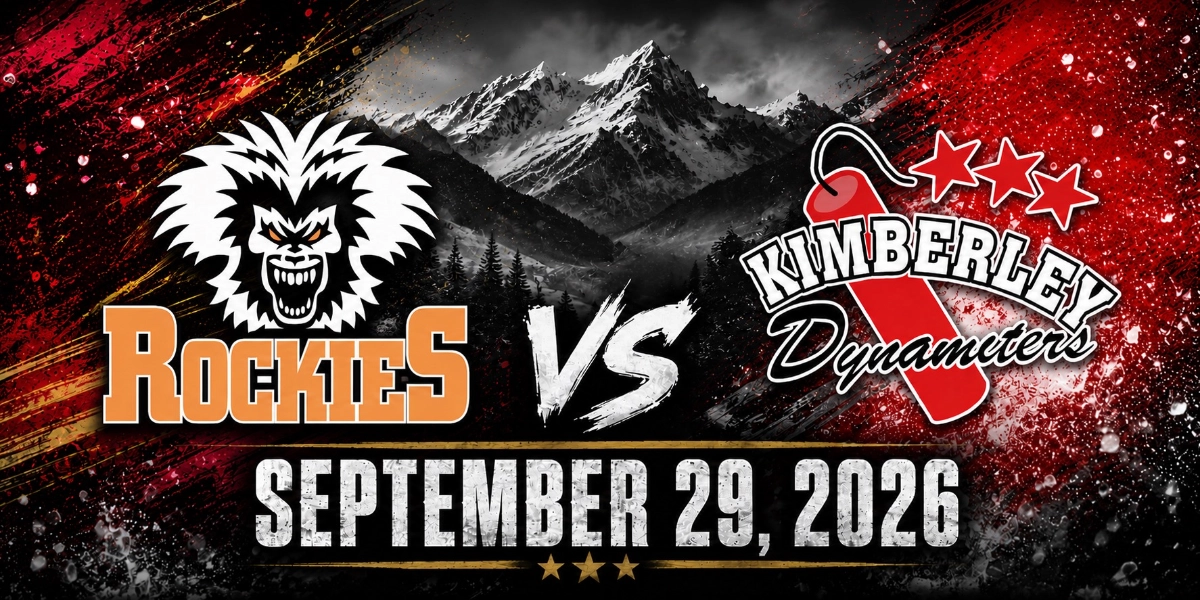 Image d'événement pour Columbia Valley Rockies @ Kimberley Dynamiters