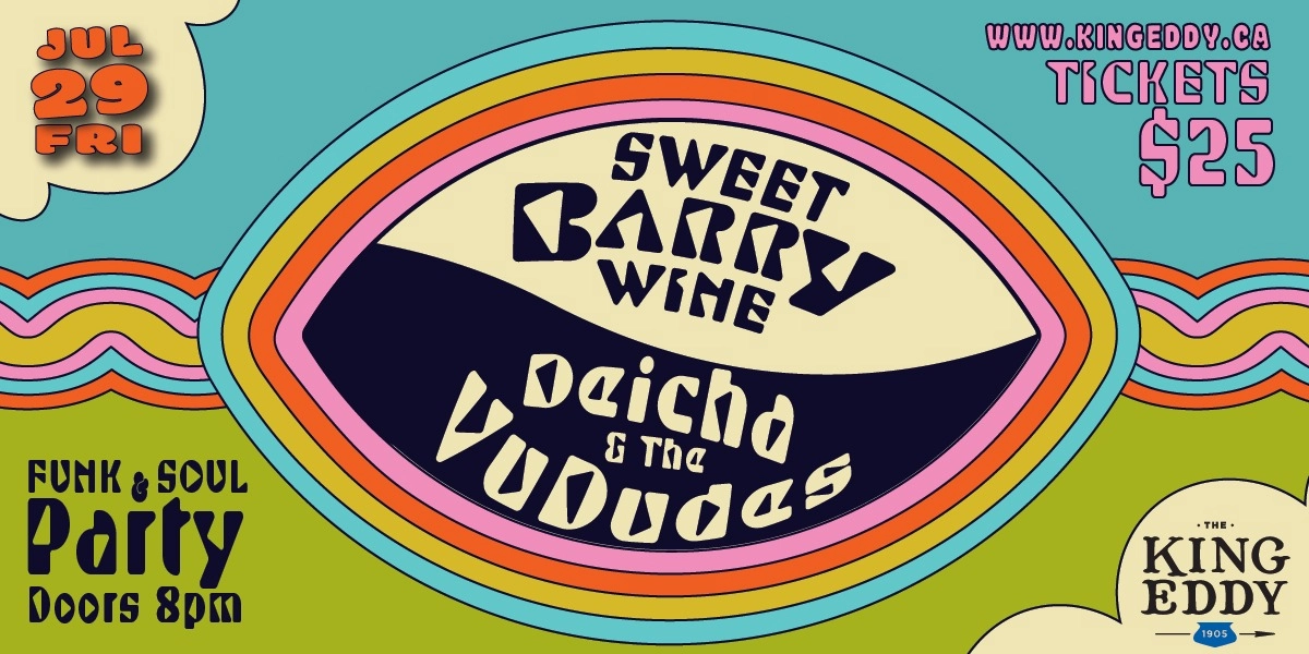 Event image for Deicha & The VuDudes with Sweet Barry Wine
