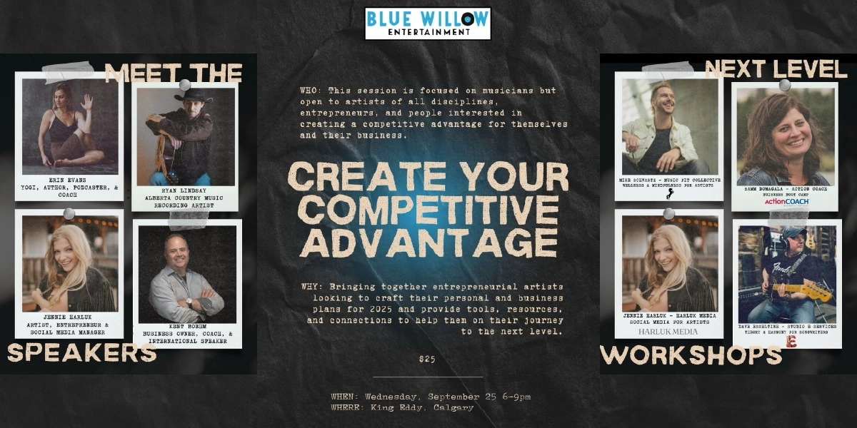 Event image for BWE ARTIST WORKSHOP — “Creating Your Competitive Advantage”