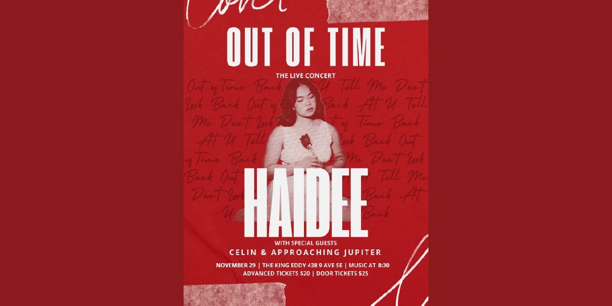 Event image for HAIDEE — Out of Time: The Live Concert