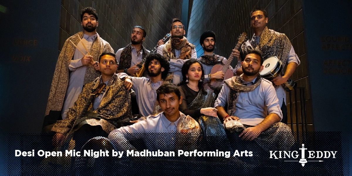 Event image for Desi Open Mic Night by Madhuban Performing Arts