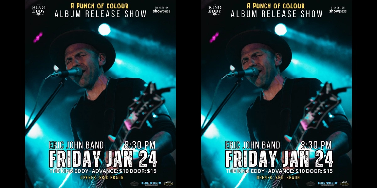 Event image for Eric John — 'A Punch of Colour' album release