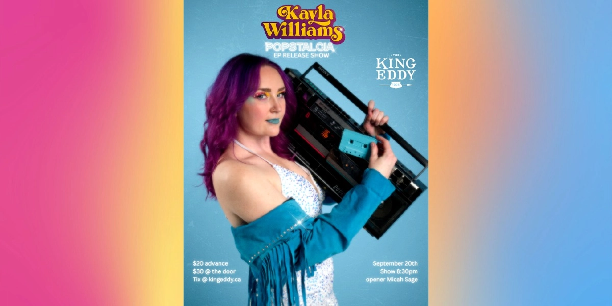 Event image for Kayla Williams — POPSTALGIA EP Release Show
