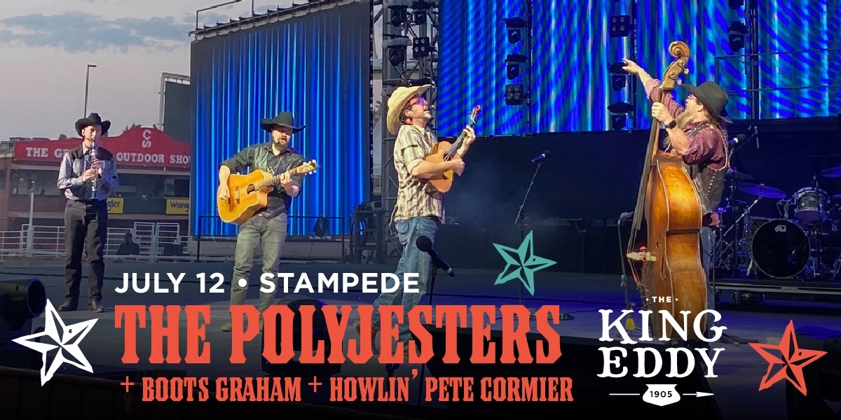 Event image for Stampede with The Polyjesters, Boots Graham & Howlin’ Pete Cormier