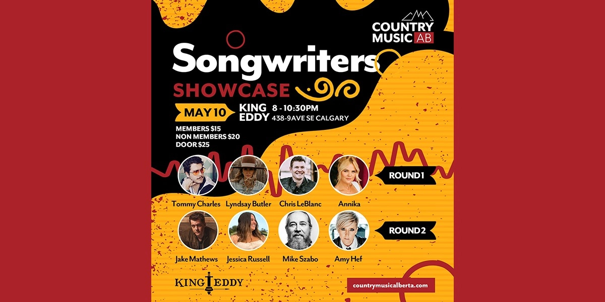 Event image for Country Music Alberta Songwriters Showcase