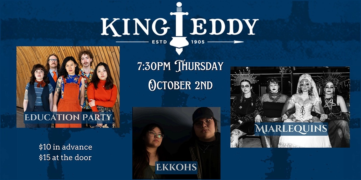 Event image for Melyssa Lee with Education Party at the King Eddy