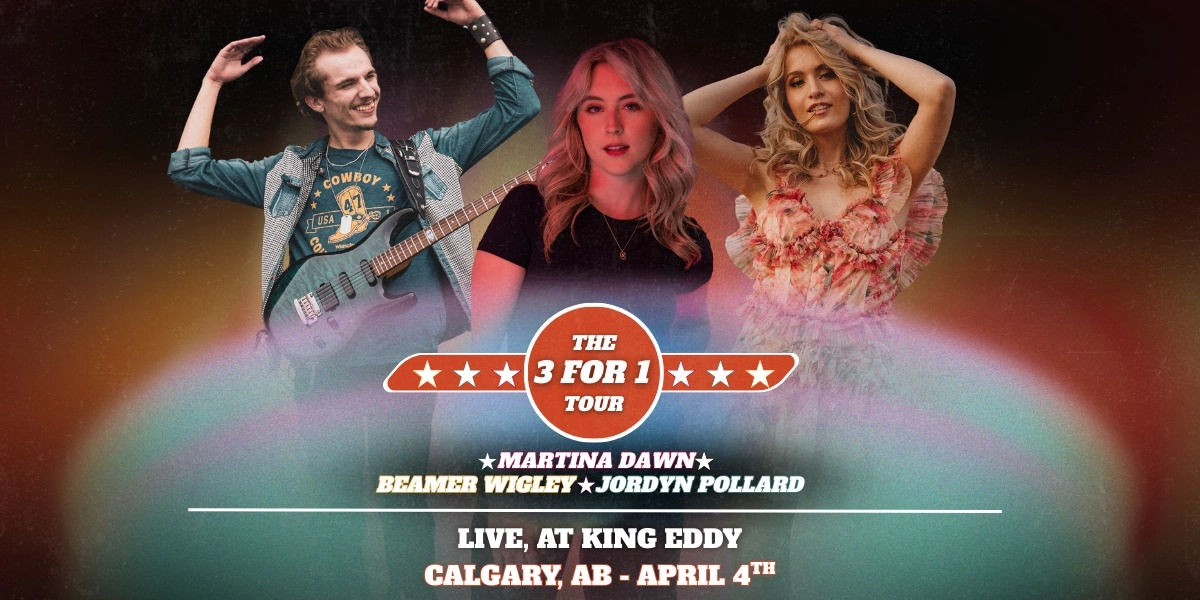 Event image for Martina Dawn, Beamer Wigley & Jordyn Pollard