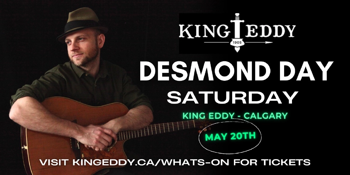 Event image for The Harmony of Craftsmanship and Songwriting: Desmond Day at the King Eddy