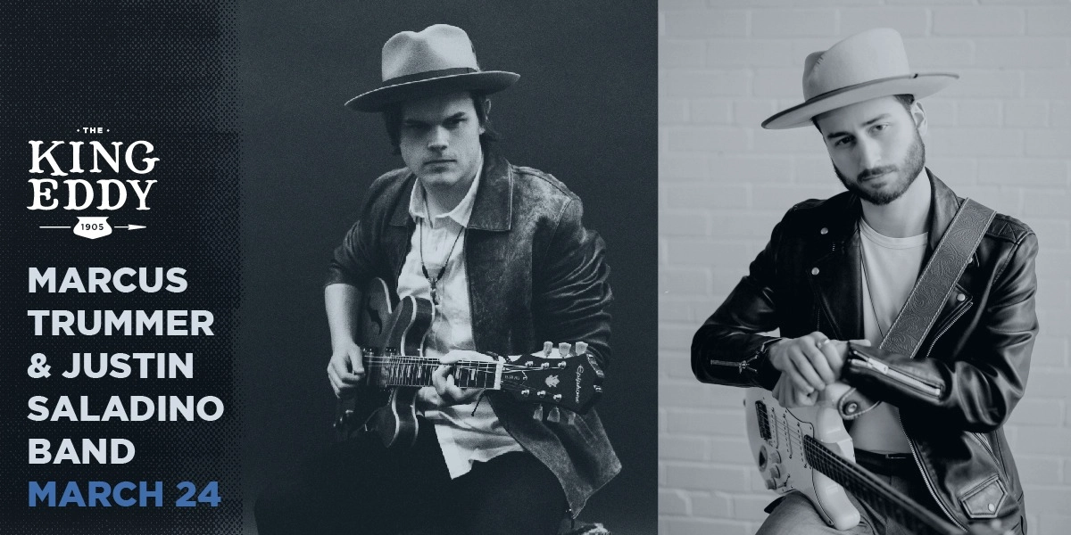 Event image for Marcus Trummer & Justin Saladino Band at the King Eddy