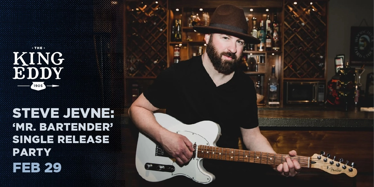 Event image for Steve Jevne: ‘Mr. Bartender’ Single Release Party