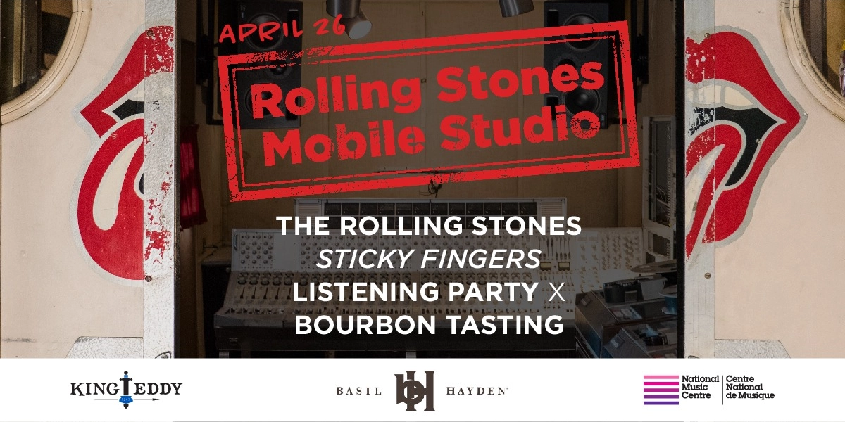 Event image for RSM The Rolling Stones 'Sticky Fingers' Listening Party x Bourbon Tasting